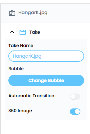 Bubble settings